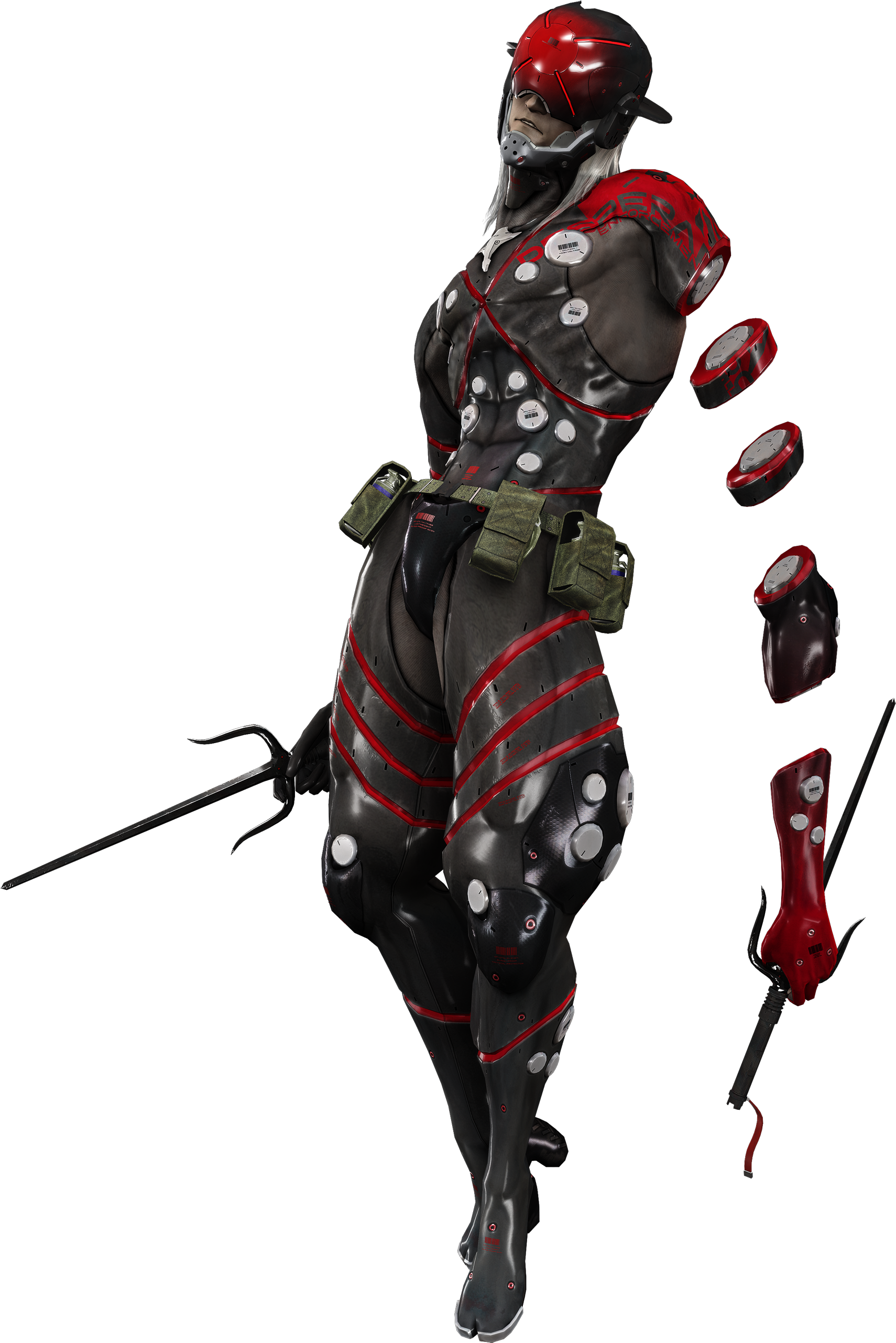 A Render Of Monsoon For Metal Gear Rising - Metal Gear Rising Monsoon (2000x2857), Png Download