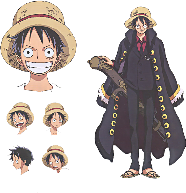 Ruffy Mafia - One Piece Luffy Suit (688x717), Png Download