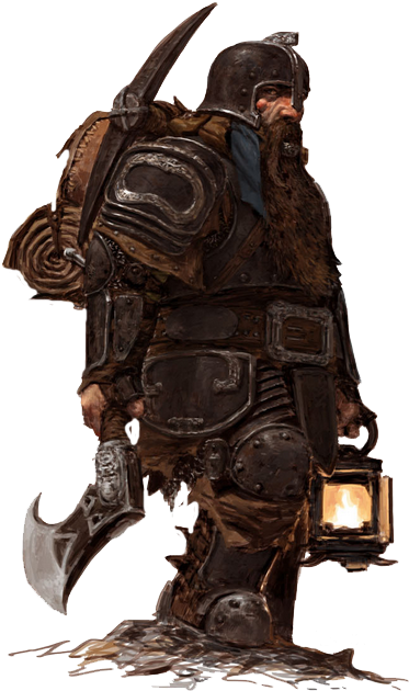 Dwarf Png Pic - Anão Warrior (400x685), Png Download