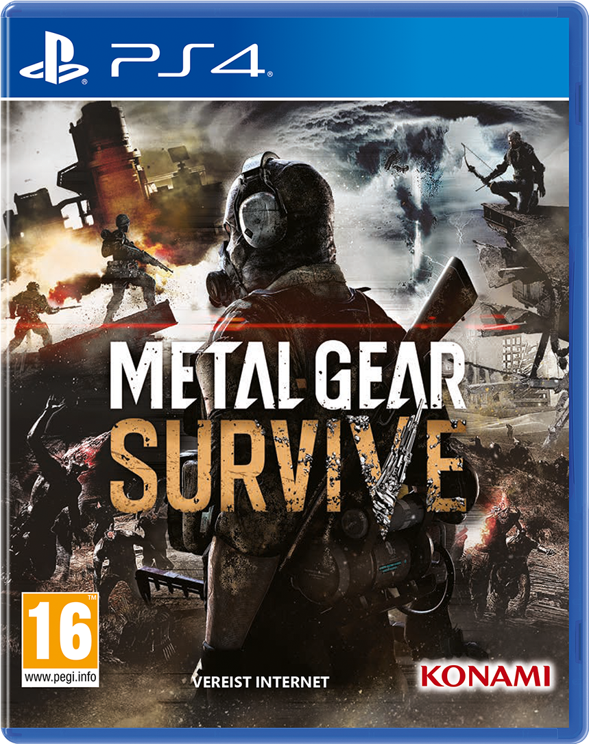 Metal Gear Survive Final Box Art Tells Us A Few Things - Metal Gear Survive Ps4 (1000x1188), Png Download