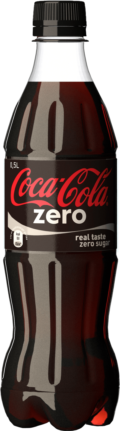 Coca Cola Bottle Free Png - Coca Cola 0 Png (190x687), Png Download