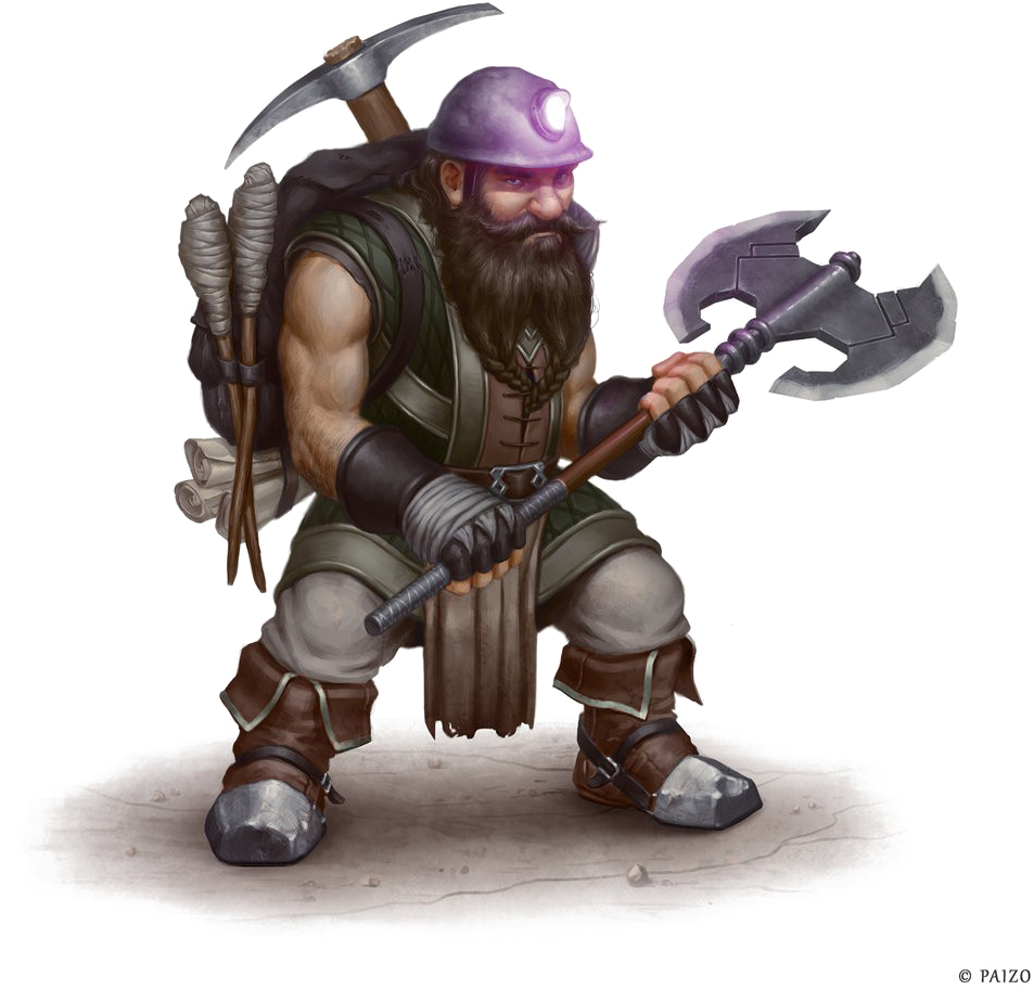 Dwarf Png High-quality Image - D&d Dwarf Miner (1024x1025), Png Download