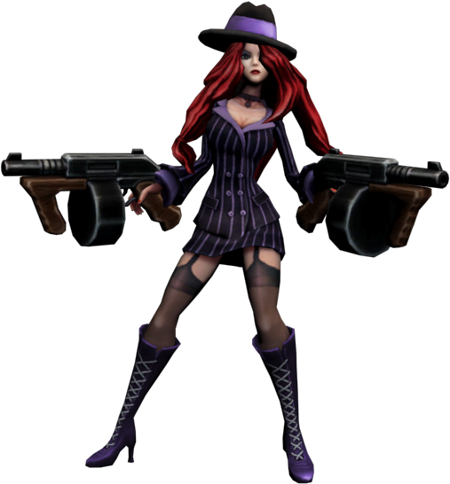 Download Zip Archive - League Of Legends Miss Fortune Mafia (750x650), Png Download