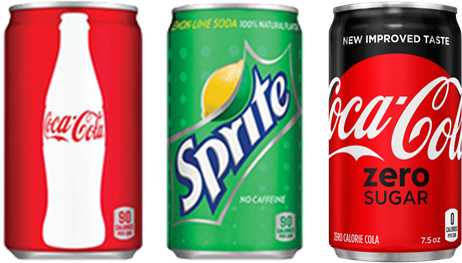 Ccnne Offers A Variety Of Different Serving Sizes To - Coca-cola Zero Sugar Cola 7.5 Fl. Oz. Can (462x263), Png Download