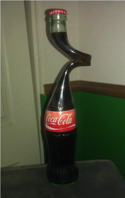 Coke Bottle After A Fire - Rarest Coca Cola Bottles (460x714), Png Download