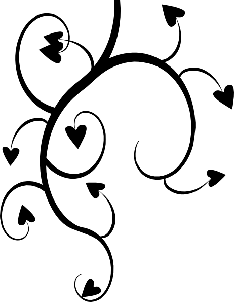 Black Flower Png - Black Flowers Clipart Png (462x595), Png Download