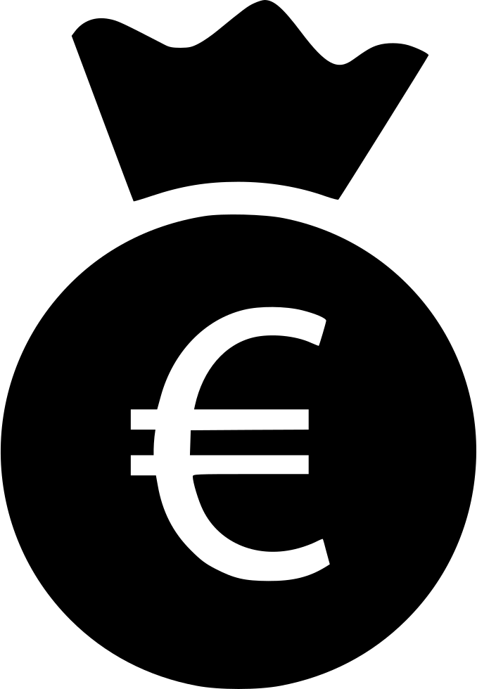 Money Bag Euro Comments - Clipart Euro (678x980), Png Download