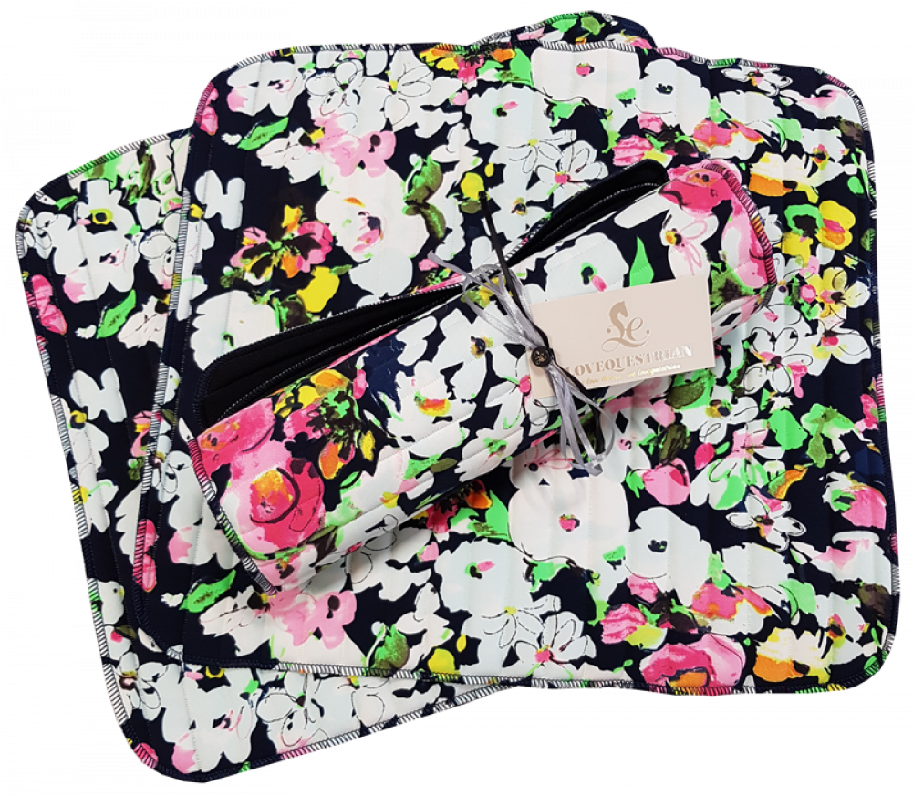 Bandagepads "black Flower Power" - Laptop Bag (1000x1000), Png Download