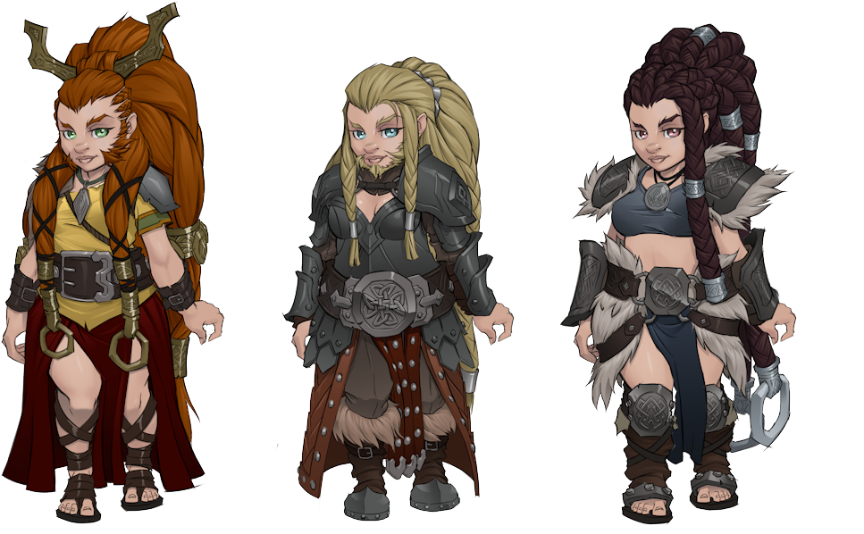 Drawing Dwarves Hobbit Jpg Library Library - D&d Female Dwarf Beard (1200x675), Png Download