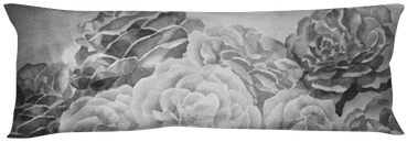 Black And White Roses In Hand Painted Watercolor Background - Watercolor Painting (400x400), Png Download