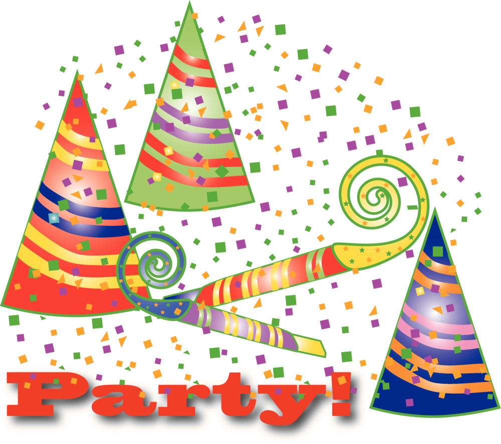 Party Hats Graphic - Party Graphic (1000x888), Png Download