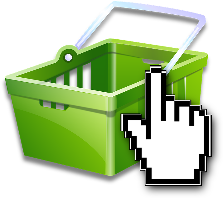 Online Grocery - Online Shopping Clipart (829x720), Png Download
