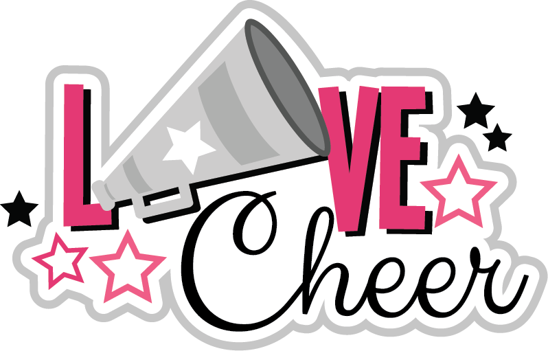 Love Cheer Svg Scrapbook Title Cheerleading Svg Files - Love Cheer (798x511), Png Download