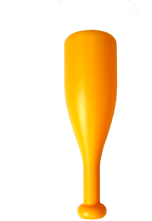 Cheer Megaphone - Baseball Bat (644x834), Png Download