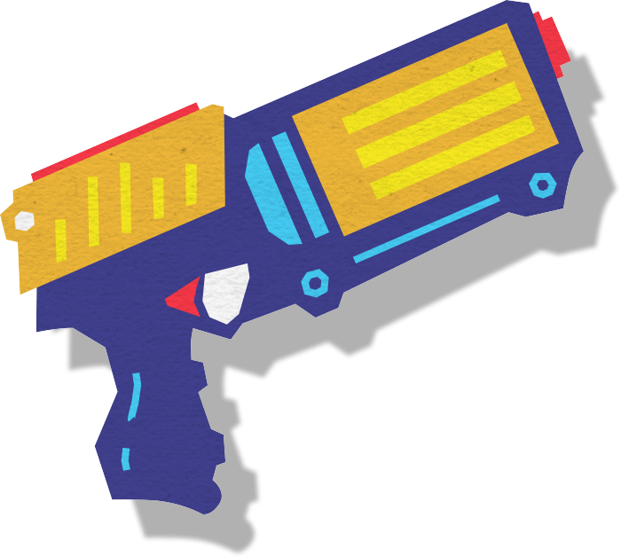 Weapon Clipart War Weapon - Nerf Gun Clipart Png (400x359), Png Download