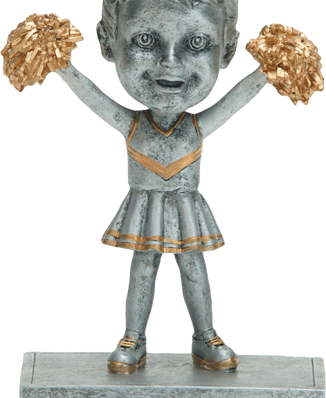 Cheerleading Trophies - Trophy (471x576), Png Download