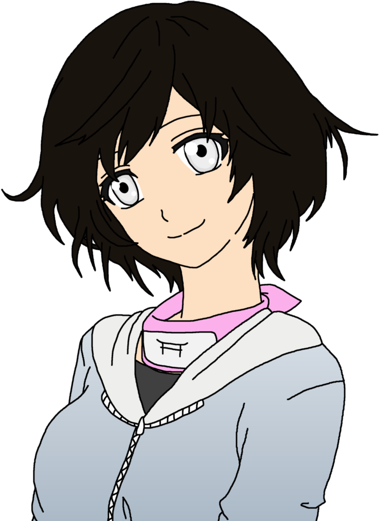 Black Hair Clipart Short Hair - Girl Short Haircuts Cartoon (782x1021), Png Download