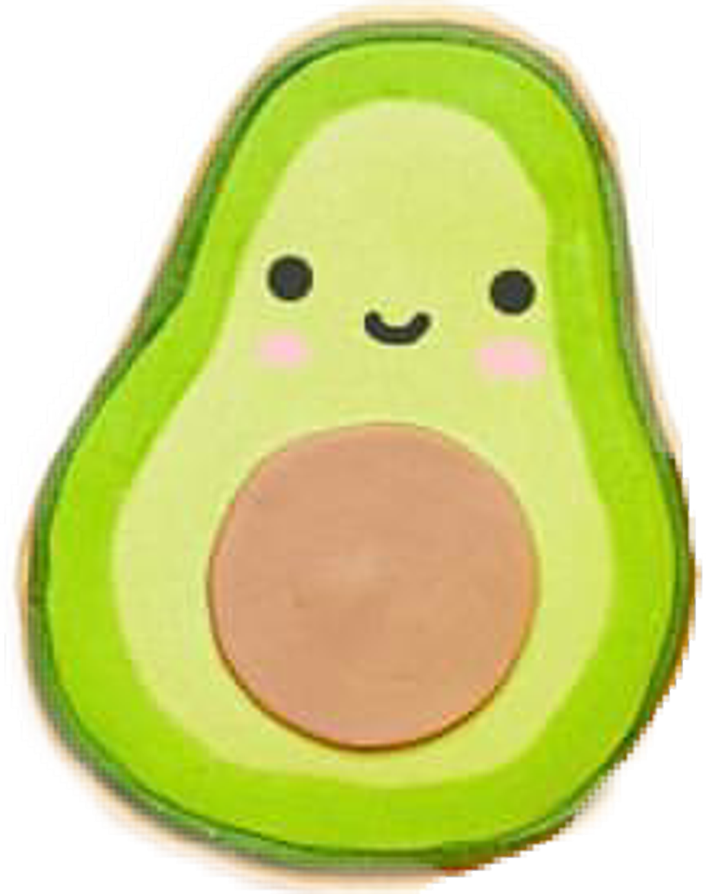 Avocado Sticker - Cute Avocado Transparent Background (1024x1296), Png Download