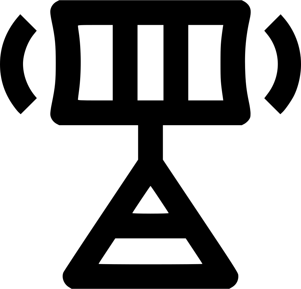 Png File Svg - Airport Radar Icon (980x942), Png Download