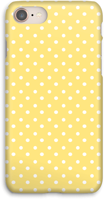 Yellow And White Dots Case Iphone - Mobile Phone Case (510x800), Png Download