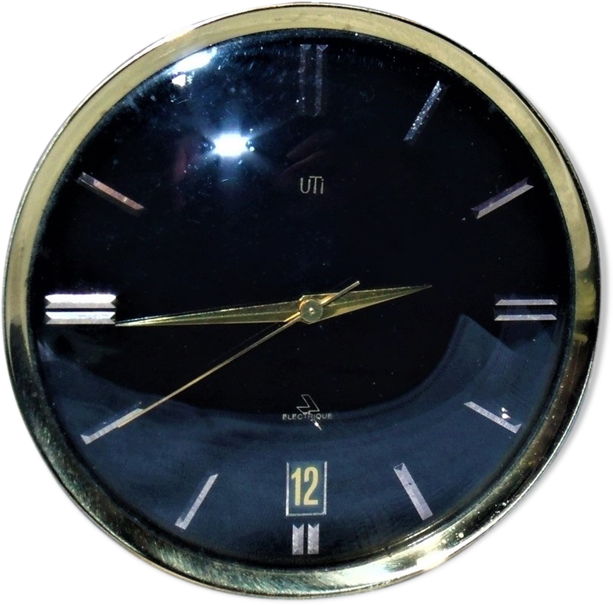 Desk Clock Clock 1950 Vintage Vintage Date - Wall Clock (1457x1457), Png Download