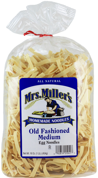 Medium Egg Noodles - Mrs Millers Egg Noodles (600x600), Png Download