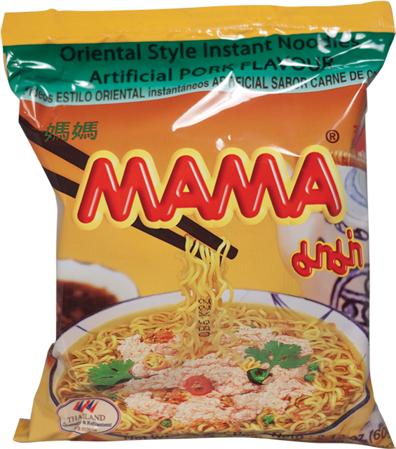 Mama Noodle - Mama Noodles Pork (640x640), Png Download
