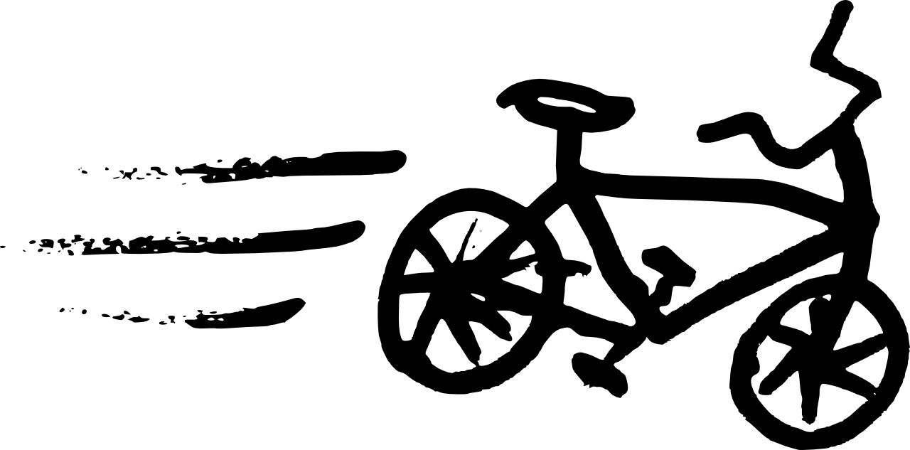 10 Apr 2011 - Bicycle Going Fast (1280x633), Png Download