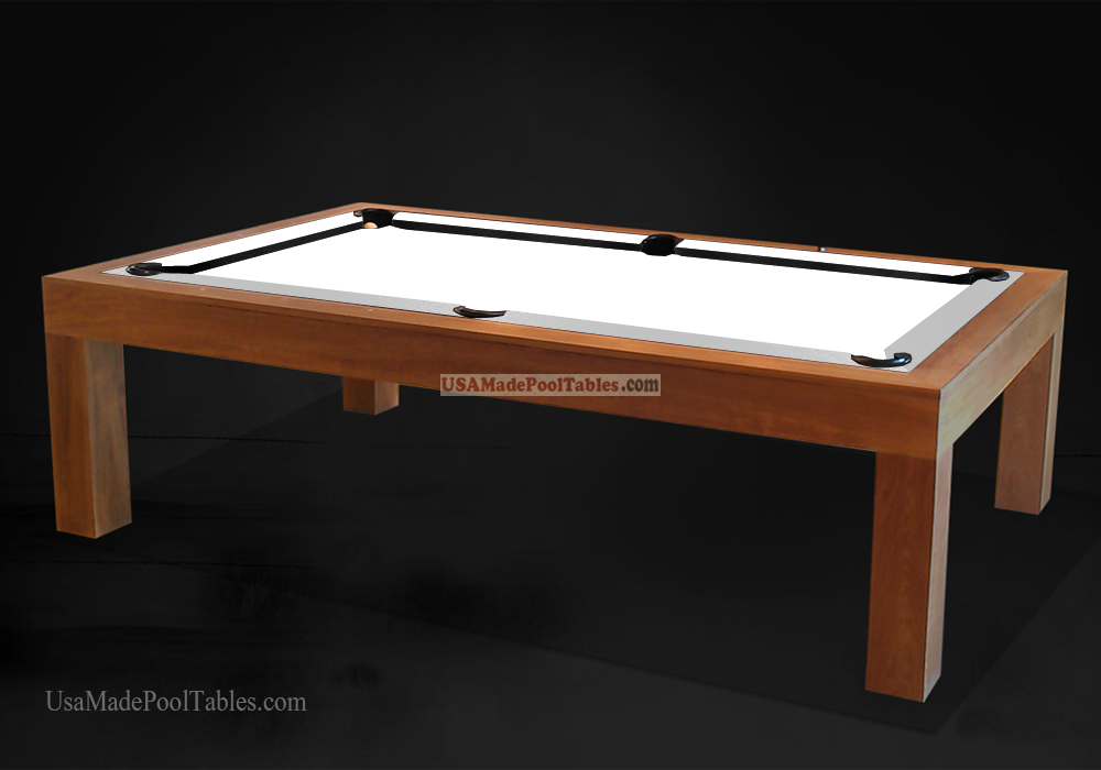 Riviera Contemporary Pool Table Contemporary Pool Tables - Billiard Table (1000x700), Png Download