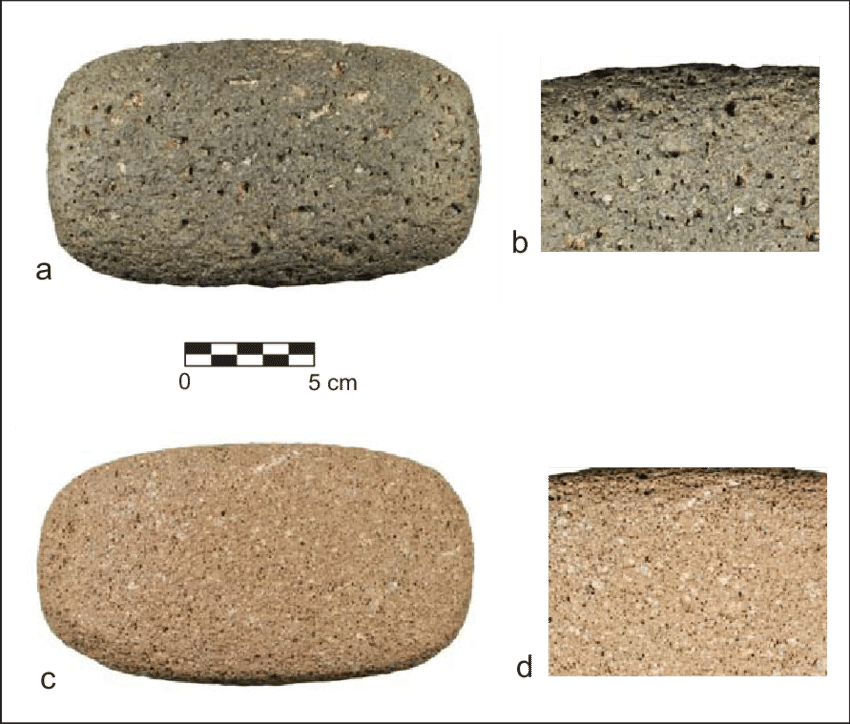 Mano Blanks Recovered From Extramural Features At Las - Cobblestone (850x724), Png Download