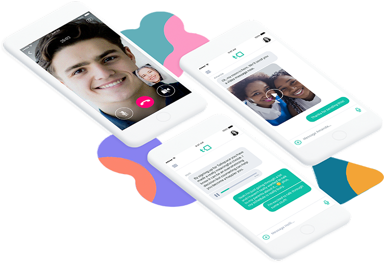 Talkspace For Teens - Iphone (800x541), Png Download