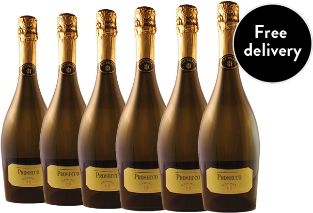 Case Of 6 Sparkling Wines - Champagne (680x541), Png Download