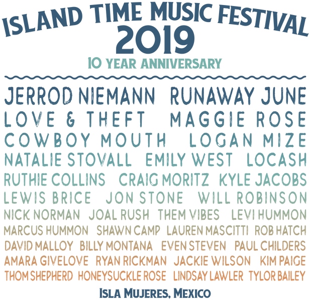 “island Time Music Festival 2019” - Circle (700x689), Png Download