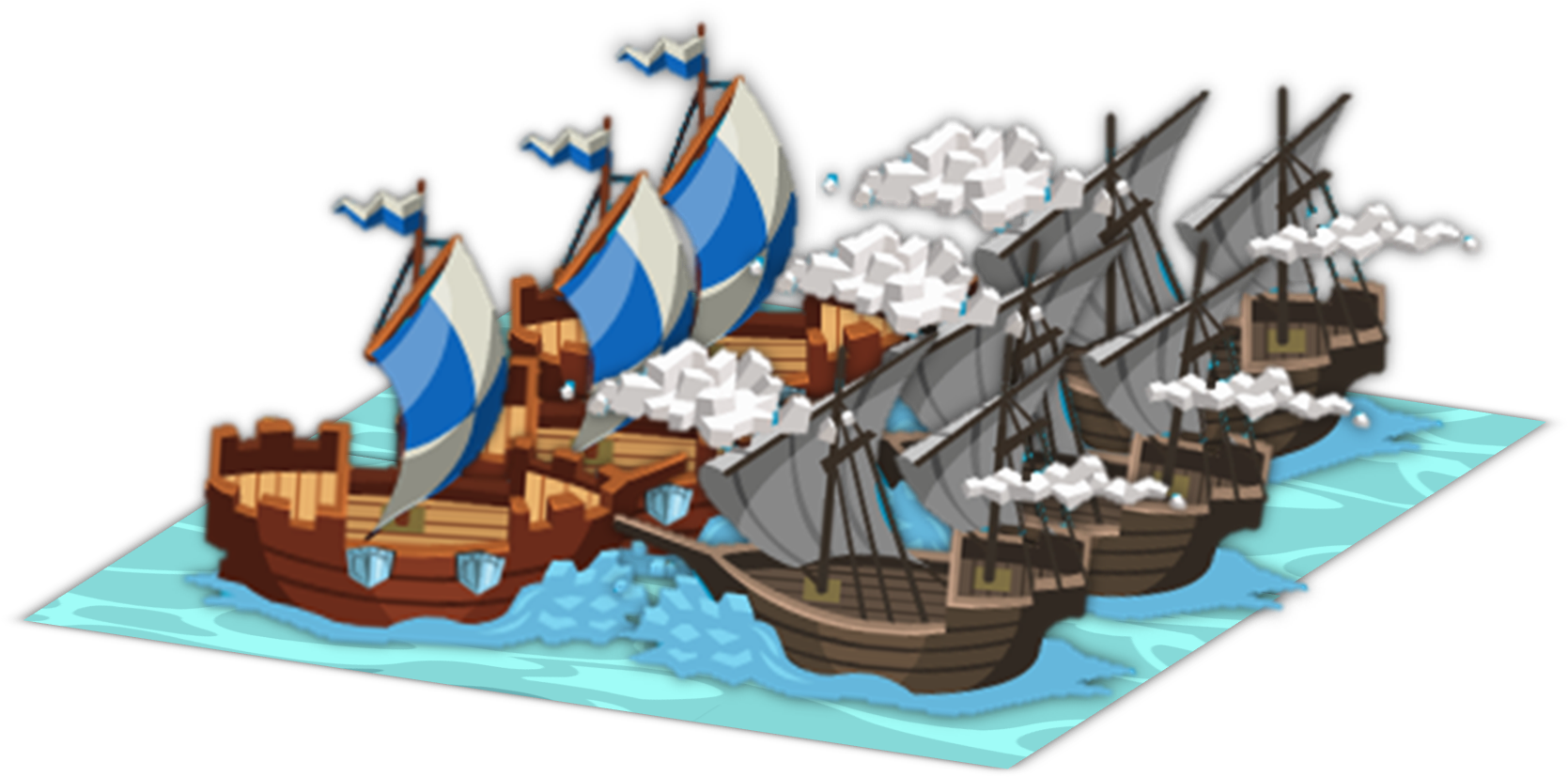 File Guerra De Wikimedia Commons Png Barco Png Thumbnail - Sailing Ship (1709x869), Png Download