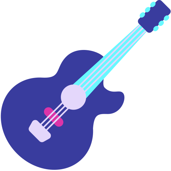 U 1 F 3 B 8 Guitar (568x568), Png Download