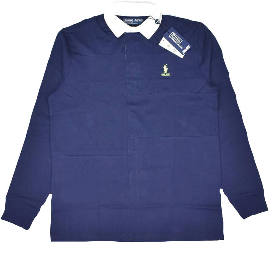 Palace X Ralph Lauren Rugby Shirt (1000x1000), Png Download