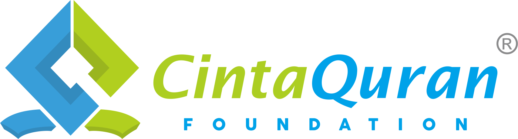 Cropped Logo Cinta Quran Foundation 1 - Logo Cinta Quran Foundation (1708x460), Png Download