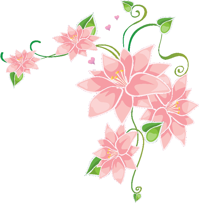 Fuente Http Www Silvitablanco Com Ar Flores Ilustraciones Butterflies And Flowers Transparent Full Size Png Download Seekpng