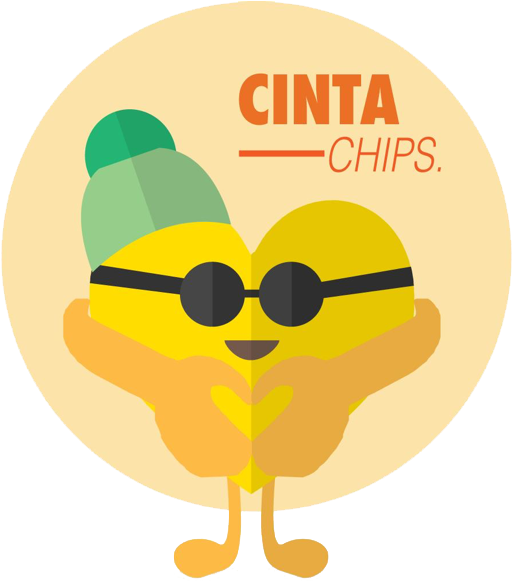 Cinta Chips - Illustration (589x589), Png Download