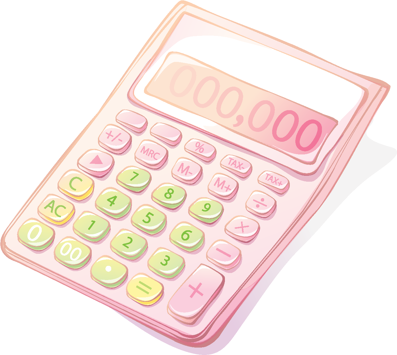 Elemento De Computadora De Dibujos Animados De Vector - Number (1772x1378), Png Download