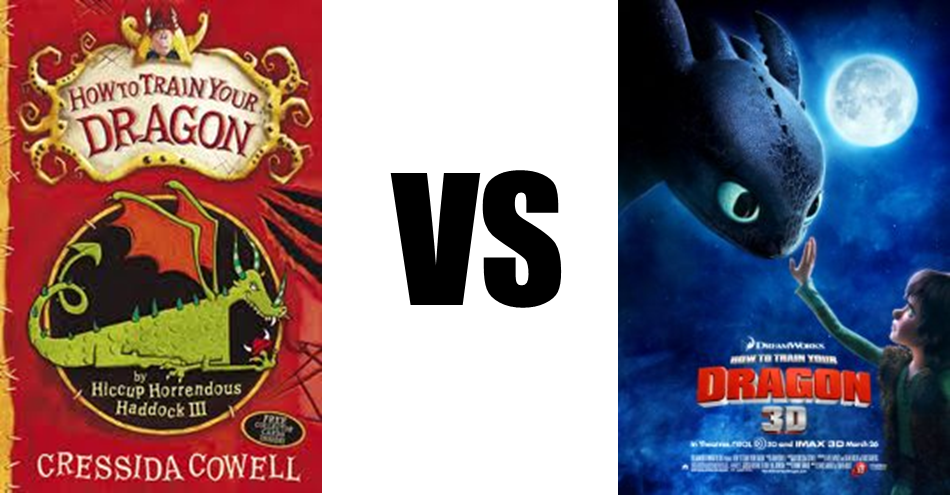 The - Train Your Dragon Book Vs Movie (950x495), Png Download