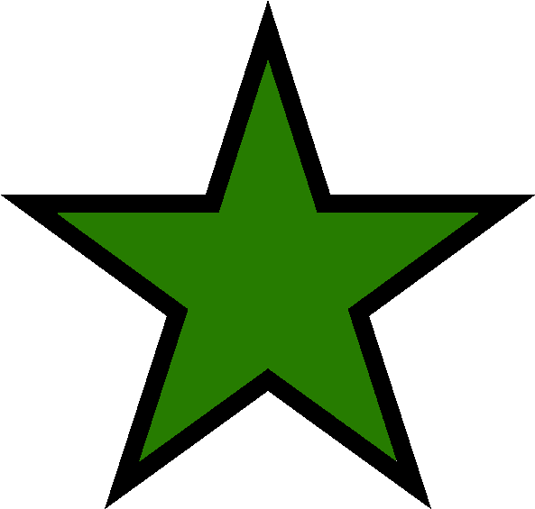 Green Star Images - Morocco Flag Star Png (710x710), Png Download