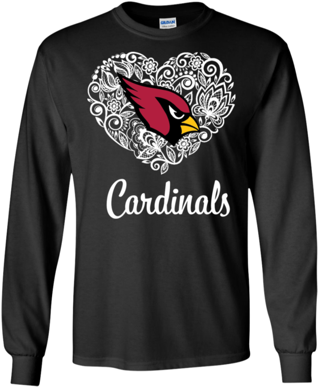 Arizona Cardinals Lace Heart Shirts - Blessed By God Spoiled By My Grandma T Shirt (800x800), Png Download