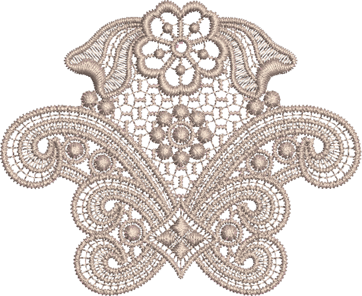 Old Lace Small - Motif (715x585), Png Download