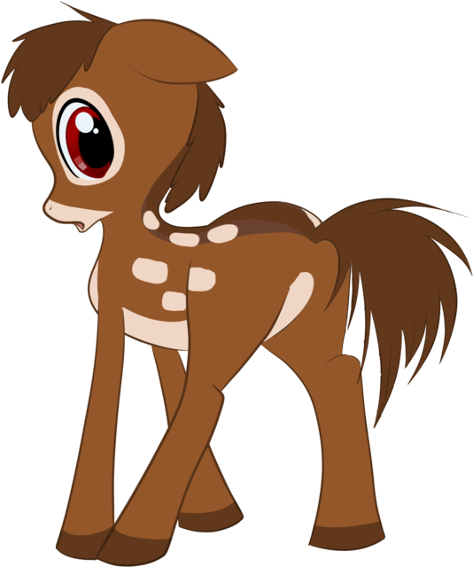 Artist Needed, Bambi, Crossover, Disney, Looking Back, - Cartoon (900x800), Png Download