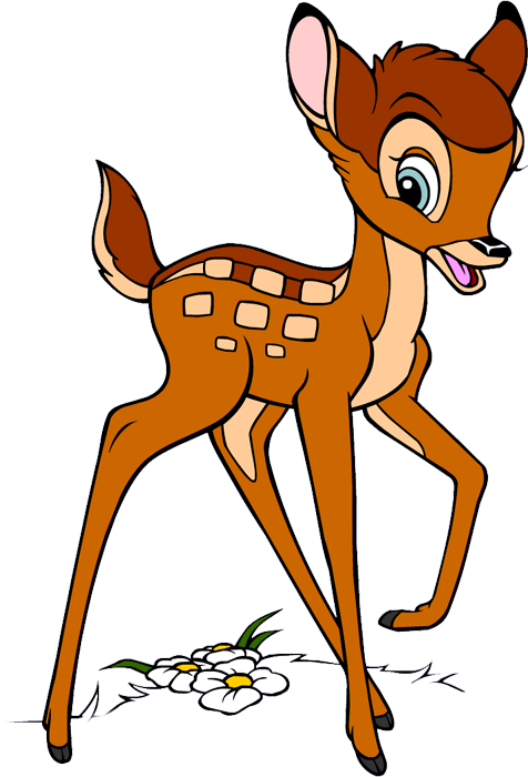 Tubes Png Bambi - Baby Bambi Disney (476x700), Png Download