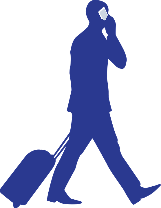 Movement - Businessman Outline Silhouette (556x720), Png Download