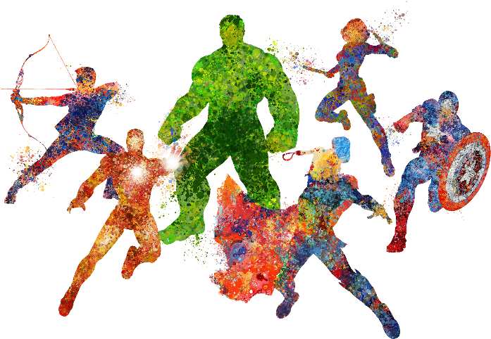 Avengers Superheroes Hulk - Illustration (800x565), Png Download