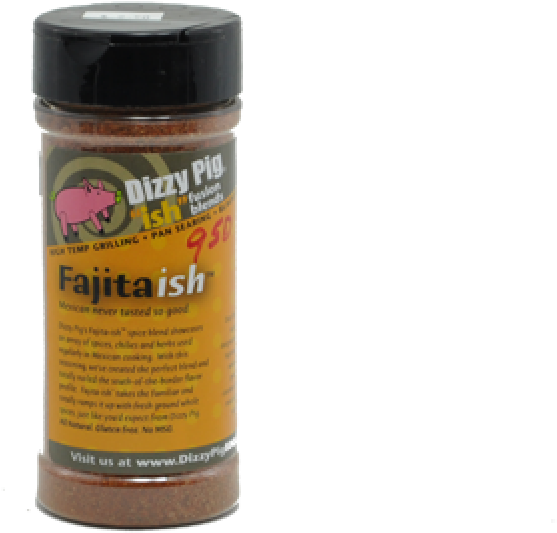 Dizzy Pig "ish" Fusion Blends Fajita-ish - Bottle (1096x730), Png Download