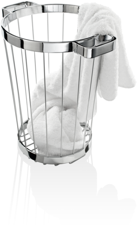 Laundry Hamper With Lid, Collapsible Laundry Basket, - Basket (576x1024), Png Download